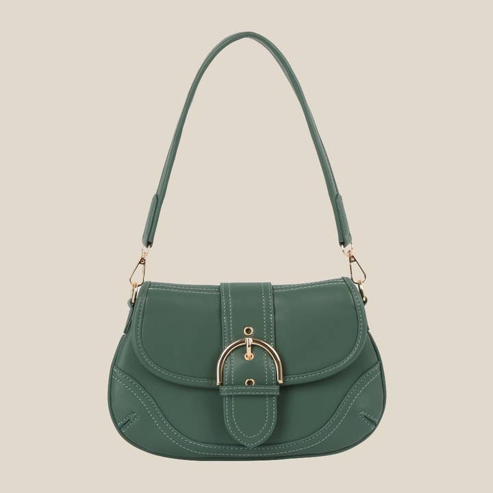 Anarchy Street - Wholesale Shoulder Bag - Women's - Leather Fashion Buckle Flap Shoulder Bag3