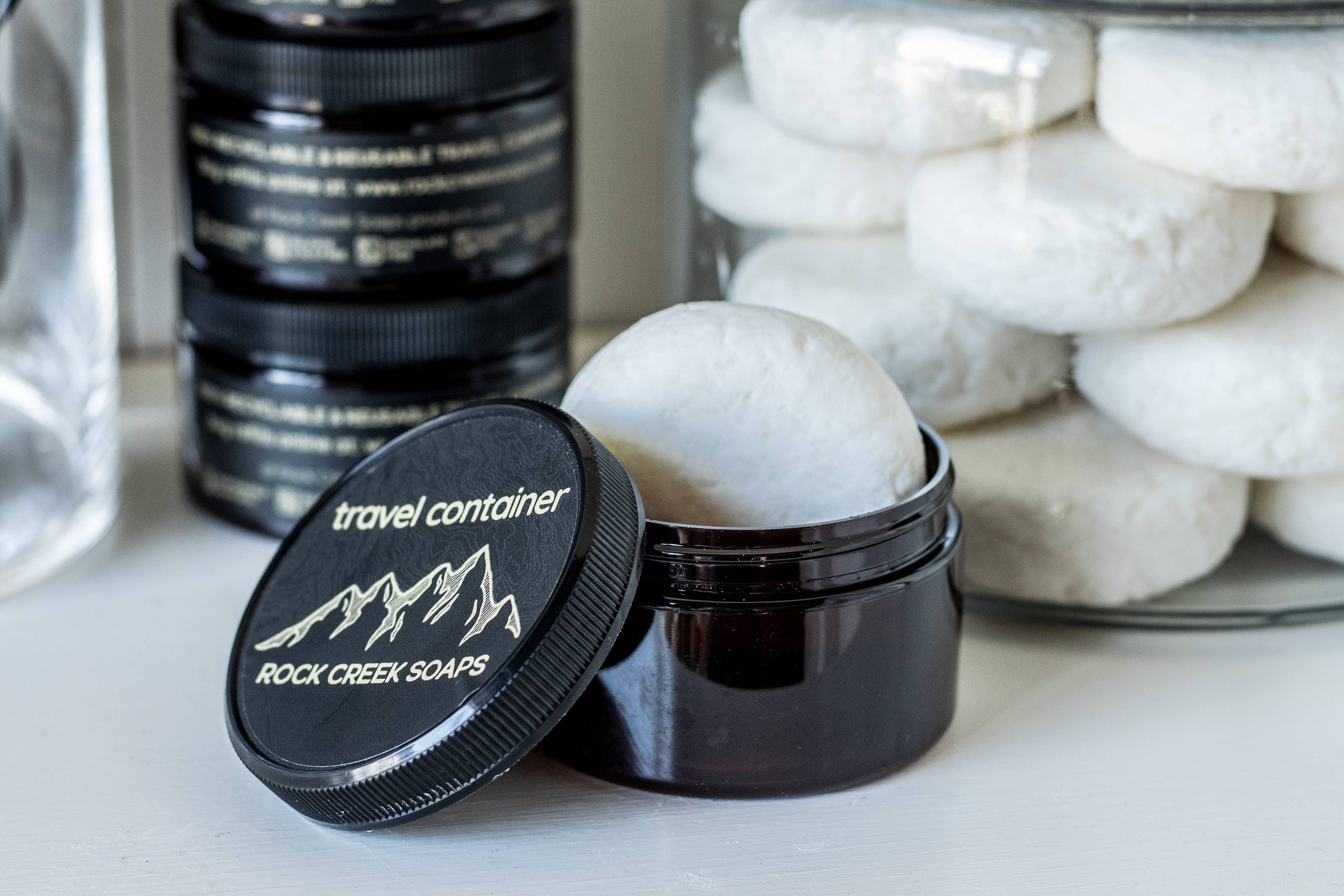 Rock Creek Soaps - Wholesale Travel Container - Travel / Refill Container7