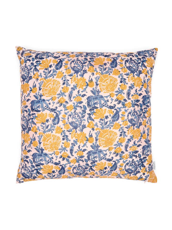 Shanaya Silk Reversible Cushion for wholesale by Daughters of Gaea Ltd