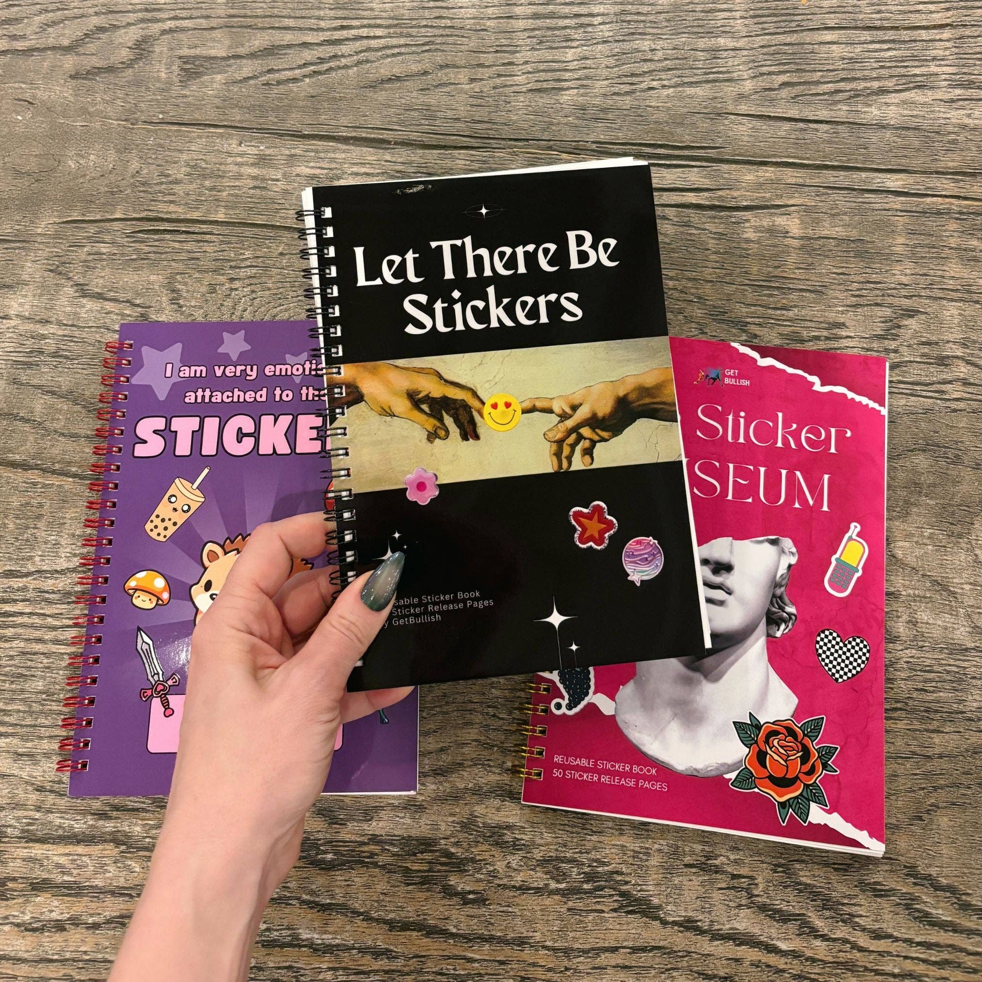 GetBullish – Adesivo por atacado – Livro de Armazenamento de Autocolantes Reutilizável - Que Haja Autocolantes6