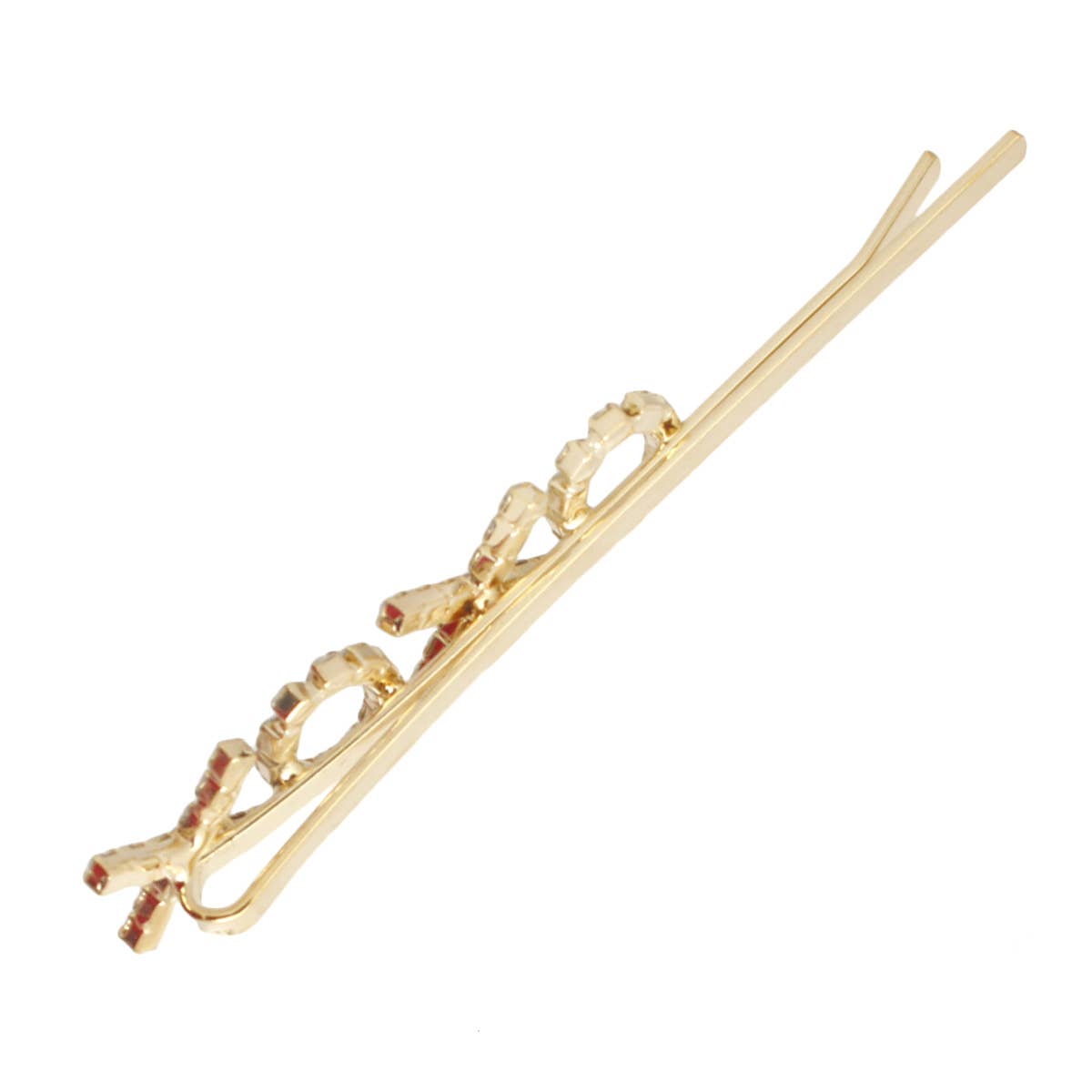 Klart Guld XOXO Bobby Pin för wholesale på Faire1