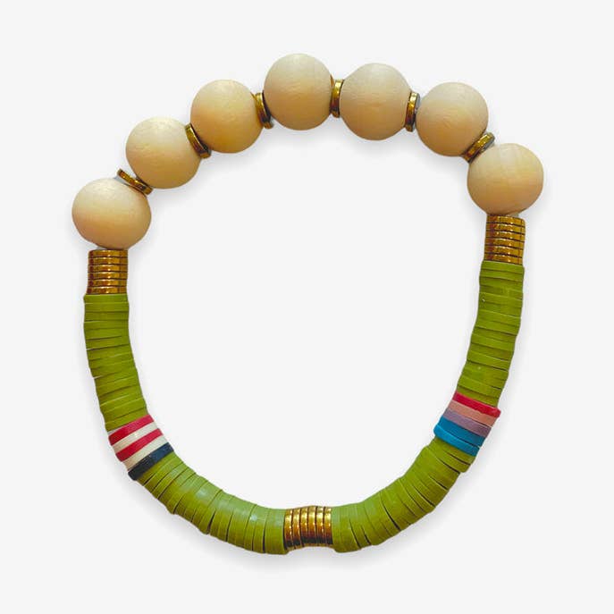 Frida khaki duftende armbånd for engroshandel hos GLORYtheory