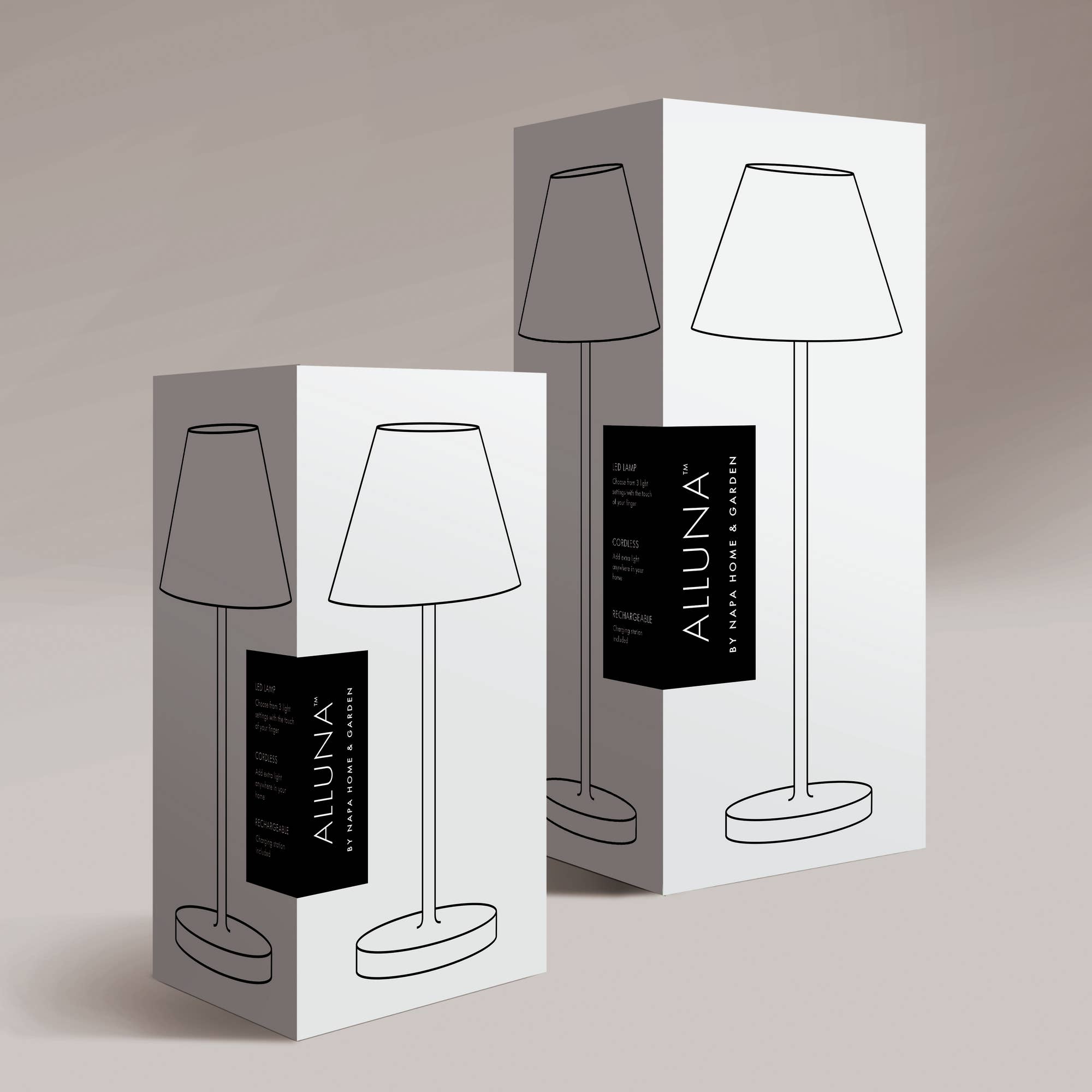 Napa Home & Garden – Candeeiro de secretária/decorativo por atacado – Abajur portátil sem fio LED com cúpula de metal, 35,6 cm, verde10