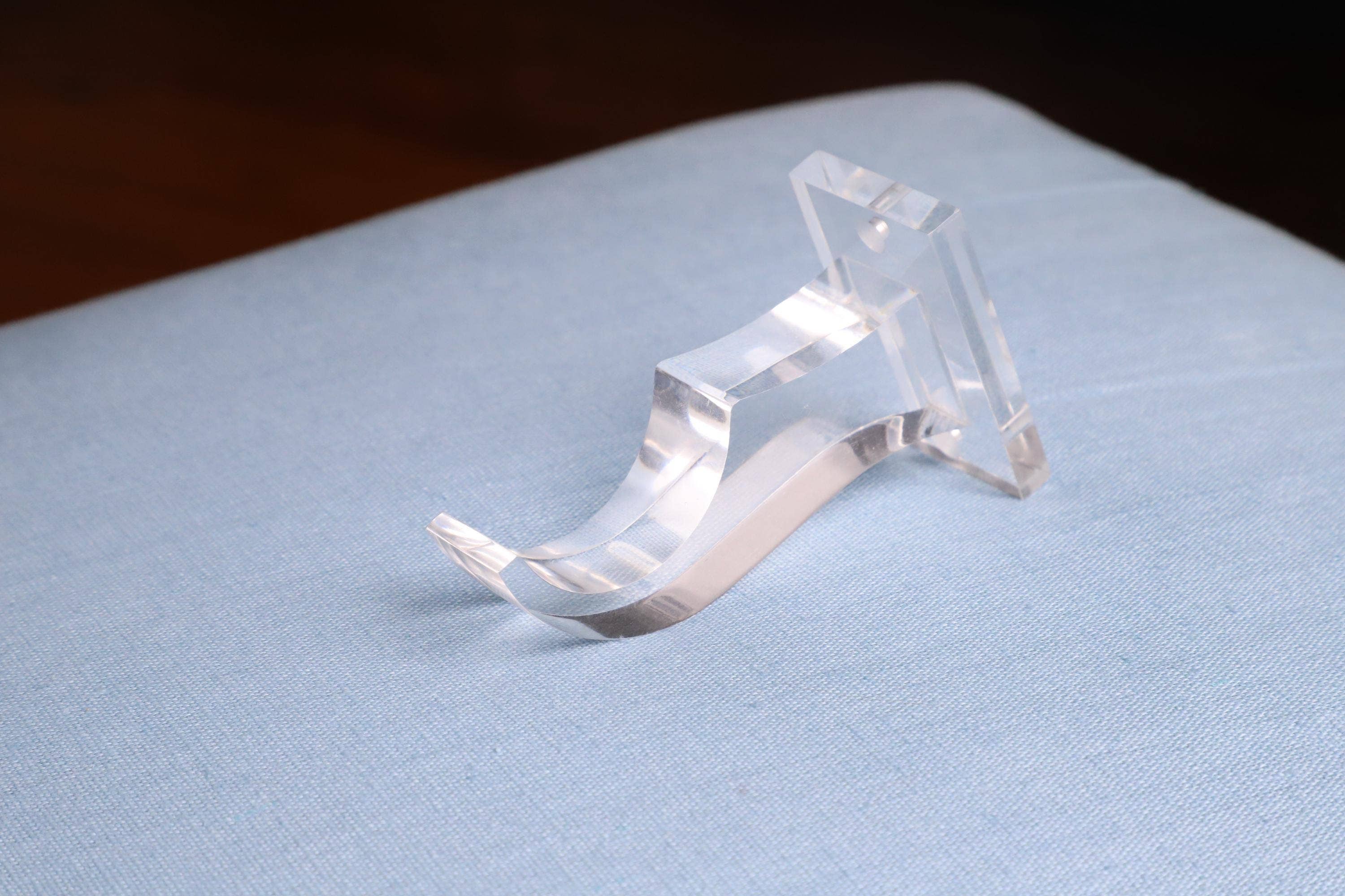 LuxHoldups - Wholesale Curtain Rod - Lucite Drapery Bracket for 1.5" Curtain Rod1