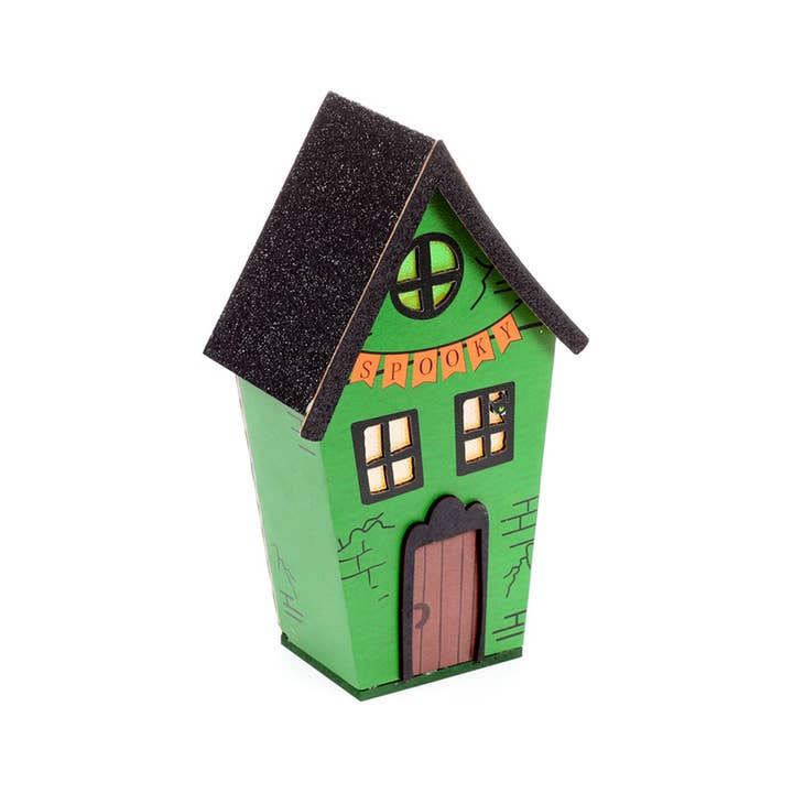 Puckator EU - Wholesale Ornament - Tall Spooky House Halloween LED Decoration