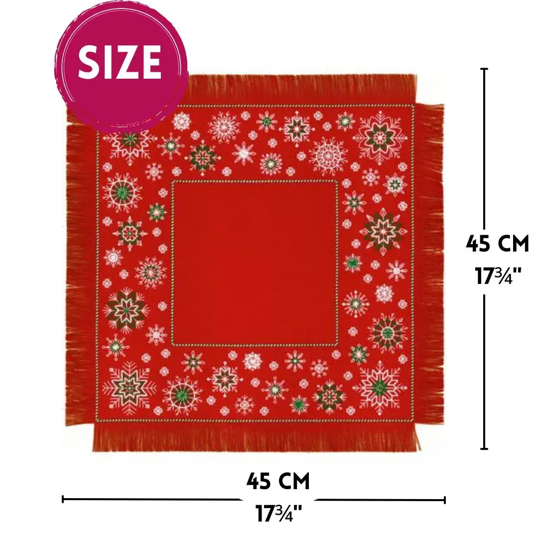 RIOLIS - Wholesale Borduurbenodigdheden - RIOLIS kruissteekpakket 2252 winters patroon tafellaken5