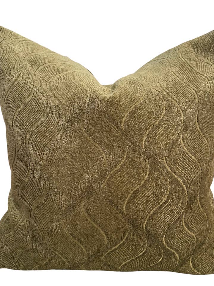 Priscilla Chartreuse Kudde med Fjäderinlägg (22 tum) för wholesale av Dahlia & Grace pillows