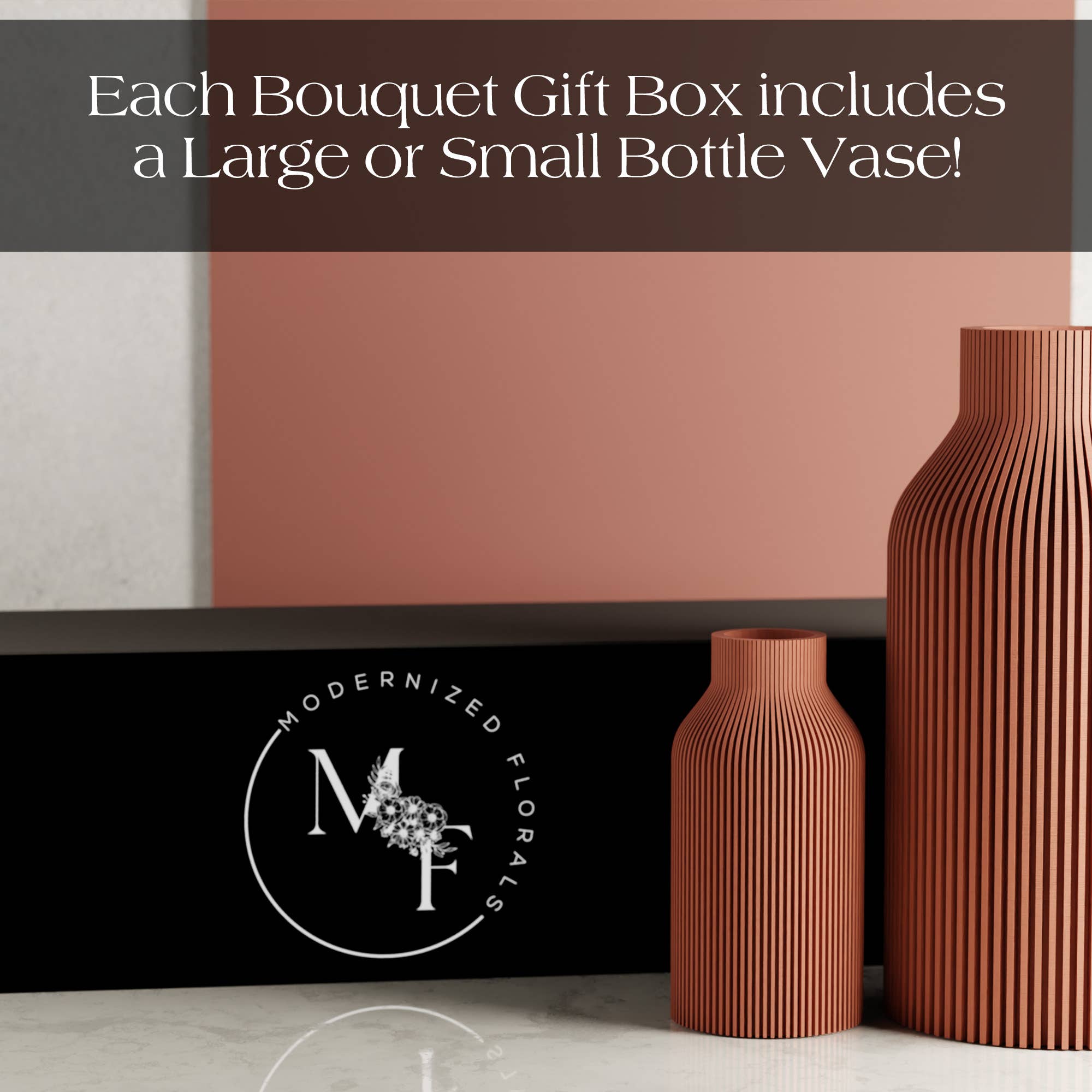 Modernized Pottery - Wholesale Vase - Dried Bouquet Gift Box with BOTTLE Vase2
