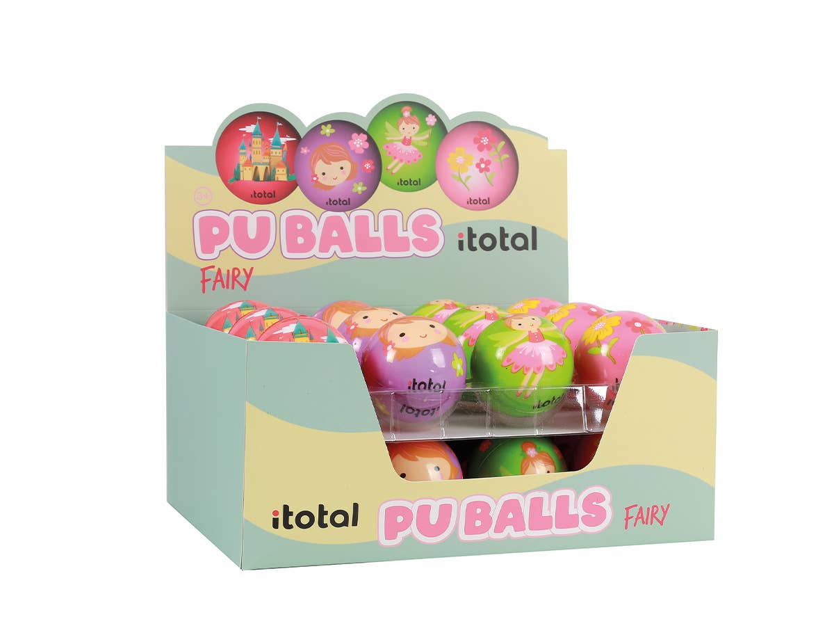 I-Total, I-Drink - Wholesale Stress Relief Ball/Dough - Stress Balls FAIRY Kids - display 24 pcs0