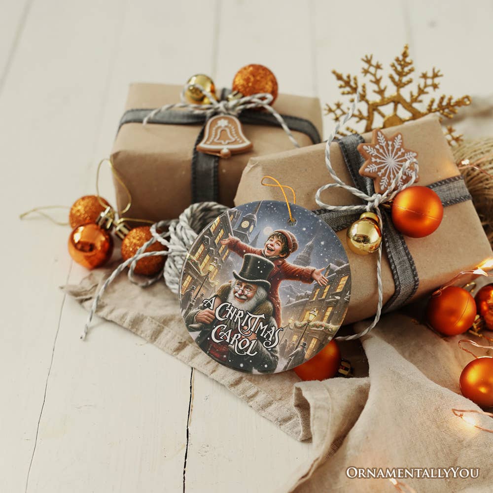 OrnamentallyYou - Wholesale Ornament - Scrooge and Tiny Tim Ornament, A Christmas Carol Decor5