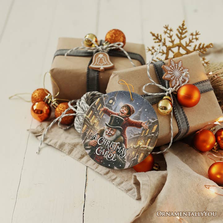 OrnamentallyYou - Wholesale Ornament - Scrooge and Tiny Tim Ornament, A Christmas Carol Decor5