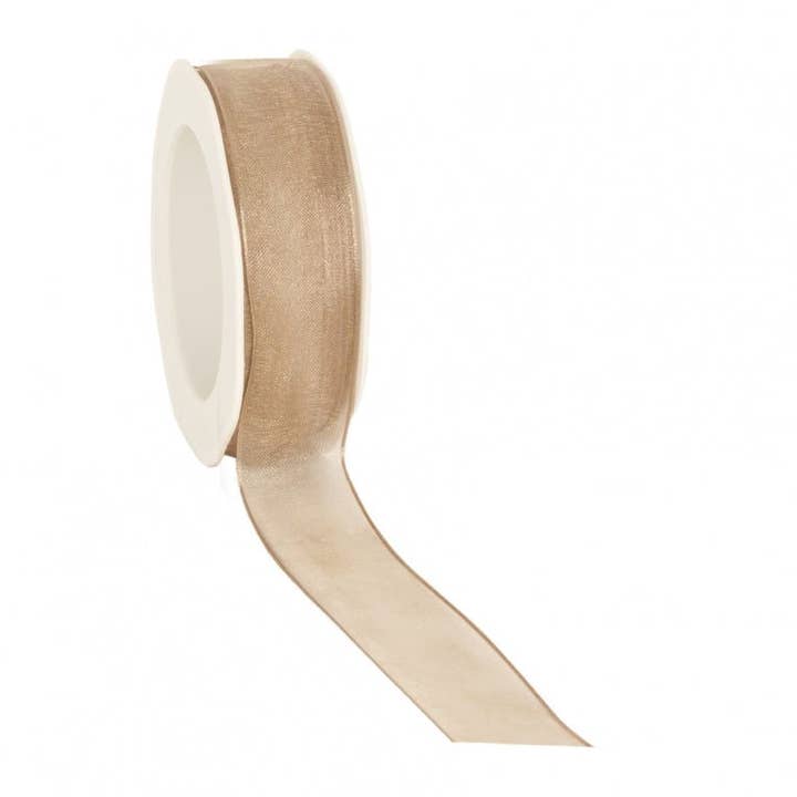 Sand organzalbånd for engroshandel hos kadopapier.net