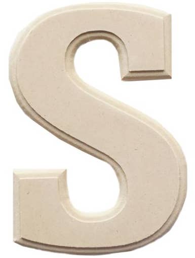 Angels Craft – wholesale Craft supplies – Wood Letters MDF 6-inch with Routed Edge, 1-ct20