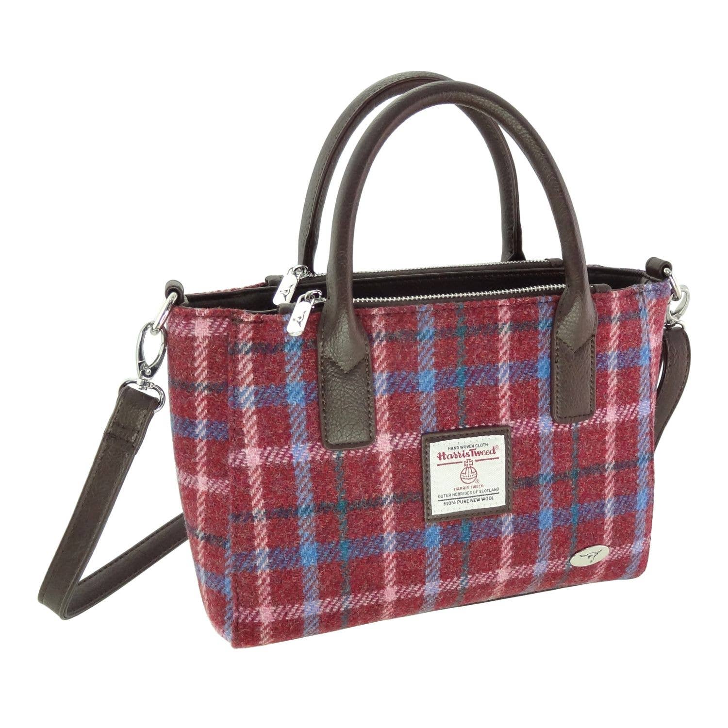 Glen Appin Of Scotland - Wholesale Tote Bag - Women's - LB1228 Harris Tweed 'Brora' Small Tote41
