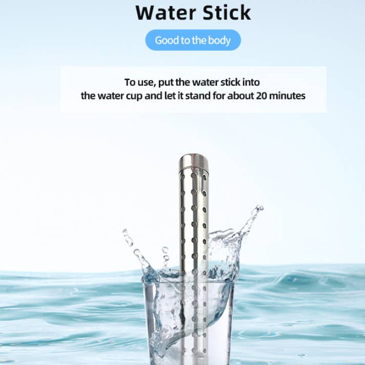 Sea Moss Organics LLC - Wholesale Still Water - Alkaline Water Stick Stainless Steel Ionizer Portable