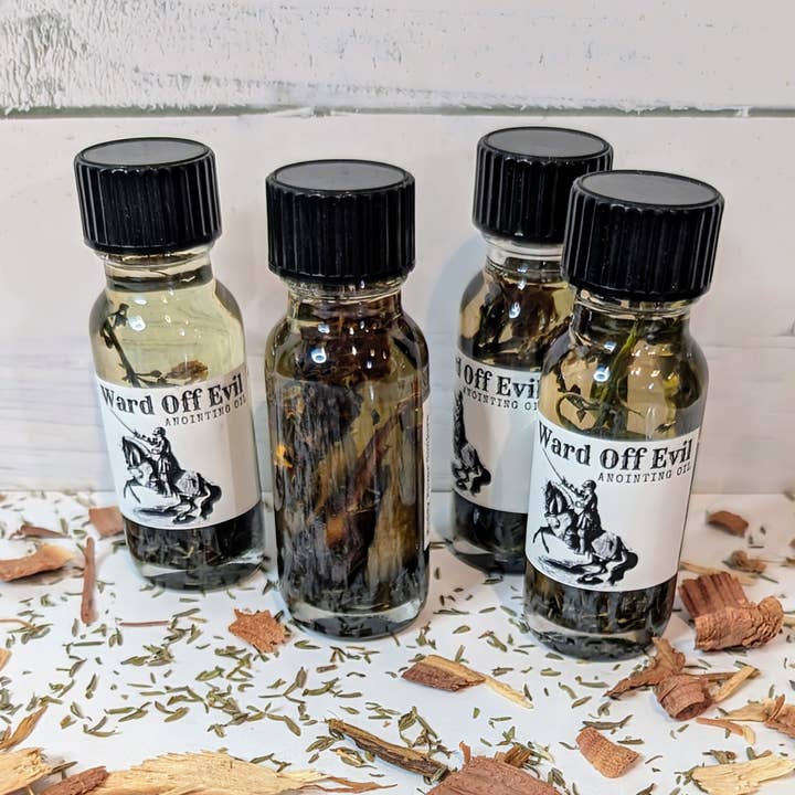 Muddy River Conjure - Wholesale Meditation supplies - Intention Based Ward Off Evil Anointing Oil0