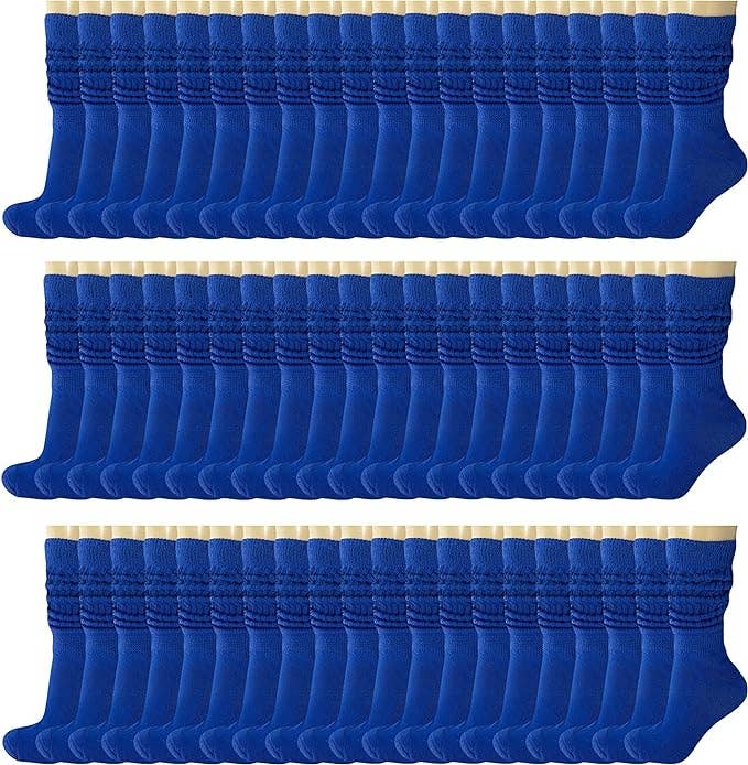 Mars Outlet Store LLC - Wholesale Socks - Women's - 120 Pairs Extra Long Heavy Slouch Cotton Socks, Size 5-106