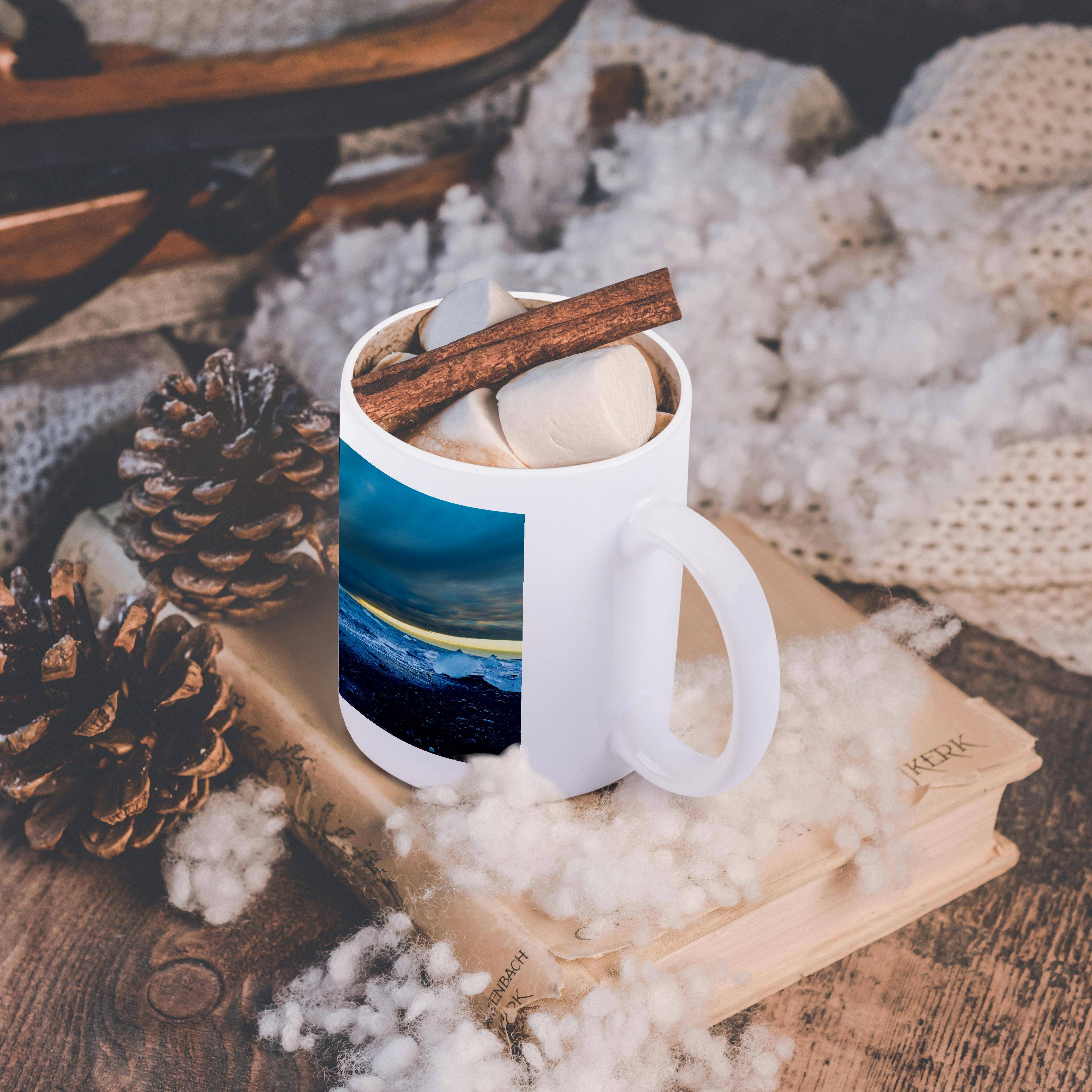 3dRose - Wholesale Coffee Mug - 3dRose, Bergy bits in beach landscape, Iceland, Mug11