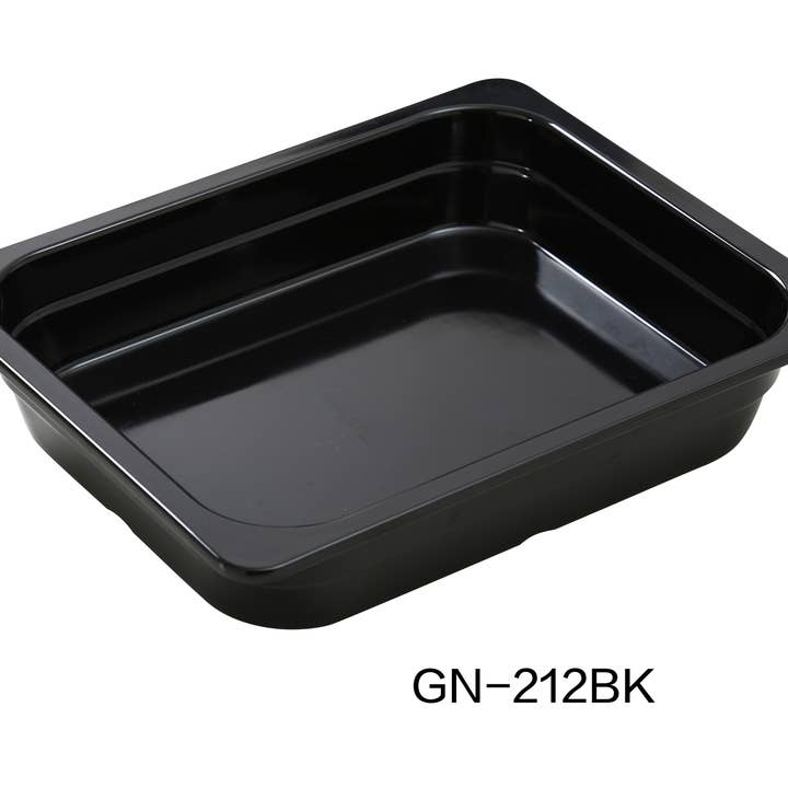 Yanco - Wholesale Baking Dish - 12.8" X 10.43" X 2.56" / 325 X 265 X 65mm PAN ,GN 1/2, 2.3L BLACK