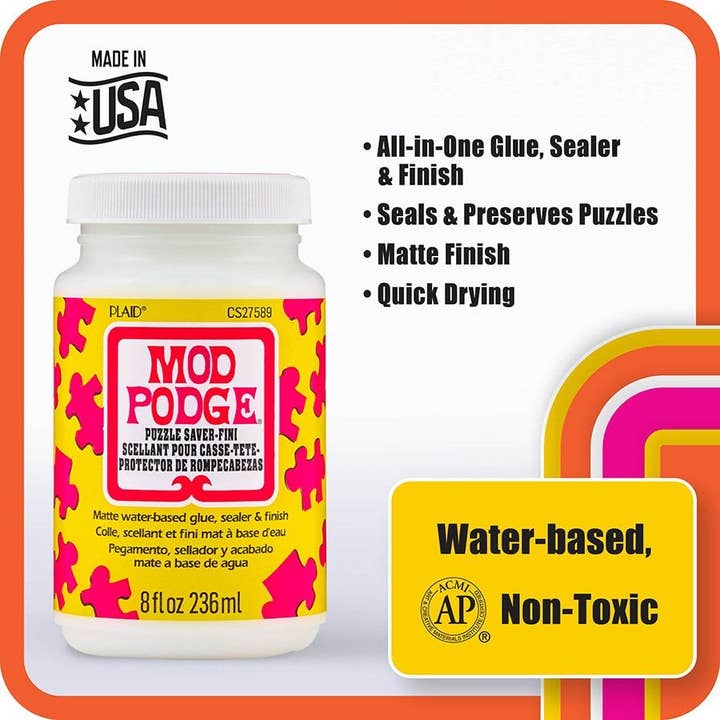 Plaid Crafts - Wholesale Craft Supplies - Mod Podge Puzzle Saver Matte 8 oz