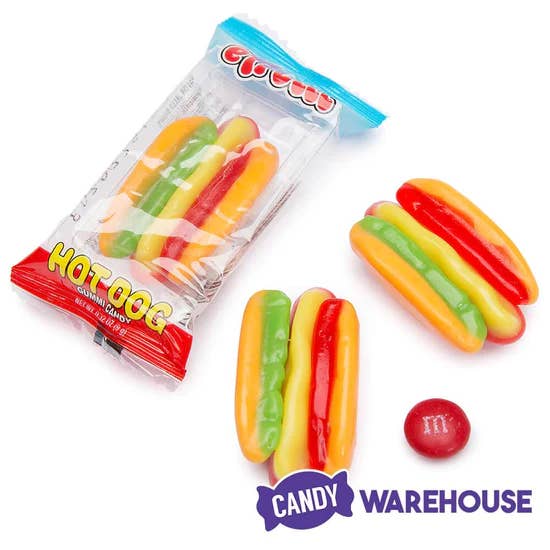 Martin's Country Store LLC - Wholesale Retailer Display - Food & Drink - Gummy- (Efrutti) Mini Hot Dog 60ct