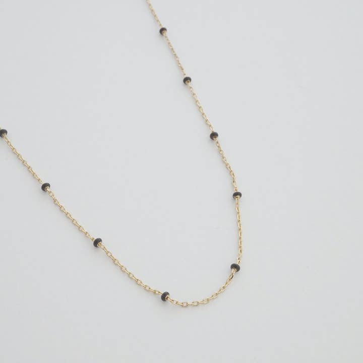 Honeycat Jewelry - Wholesale Link & Chain Necklace - Mary Beaded Chain Necklace