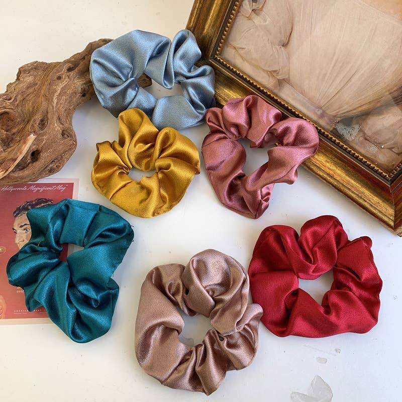 Meghcraft - Wholesale Scrunchie - Women's - Hair Scrunchies-Satin Scrunchies Bulk-Silk Scrunchy for Buns7