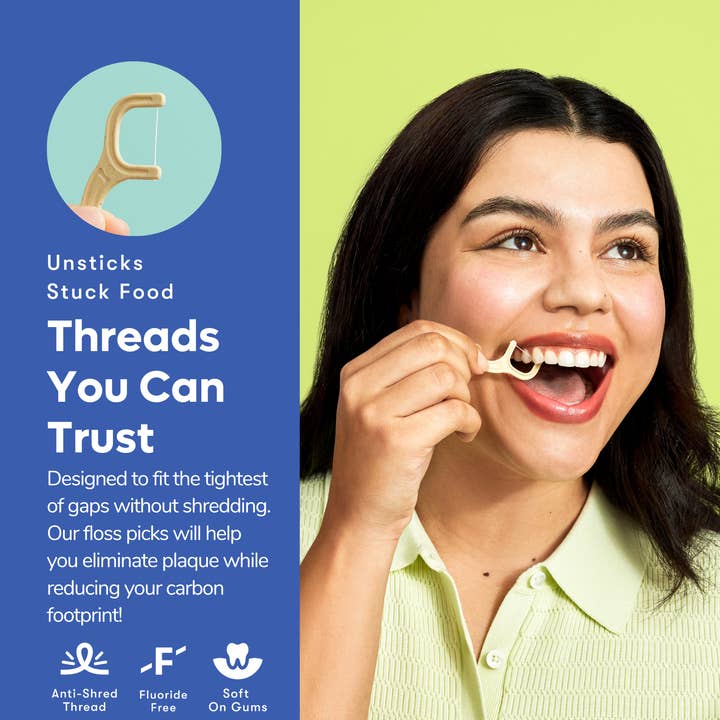 SmartLifEco - Wholesale Floss - Biodegradable Floss Picks | Mint | PFA Free