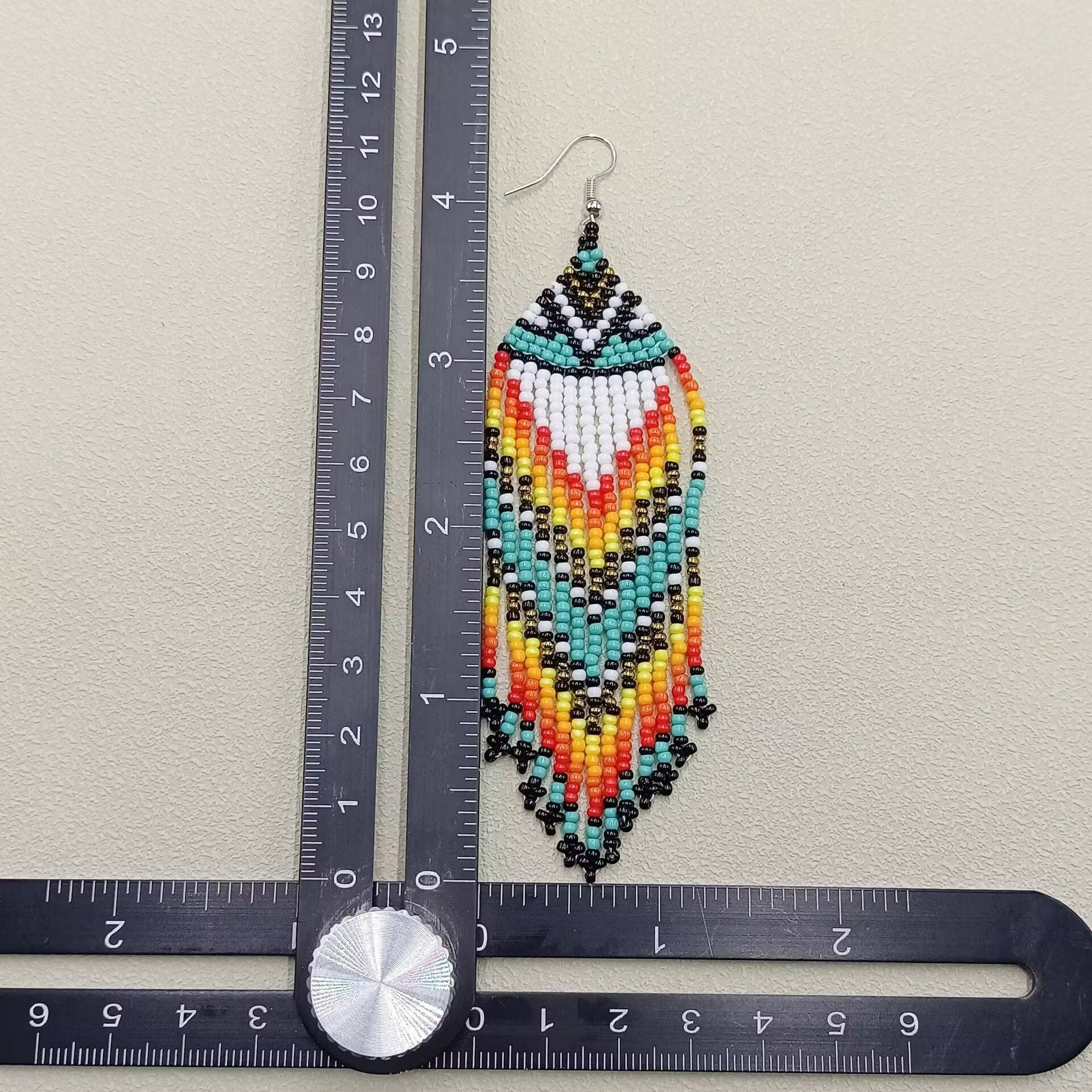Mio Queena - Wholesale Tassel Earrings - Vintage Bohemian Style Seed Beads Fringe Earrings - BJ/SB6