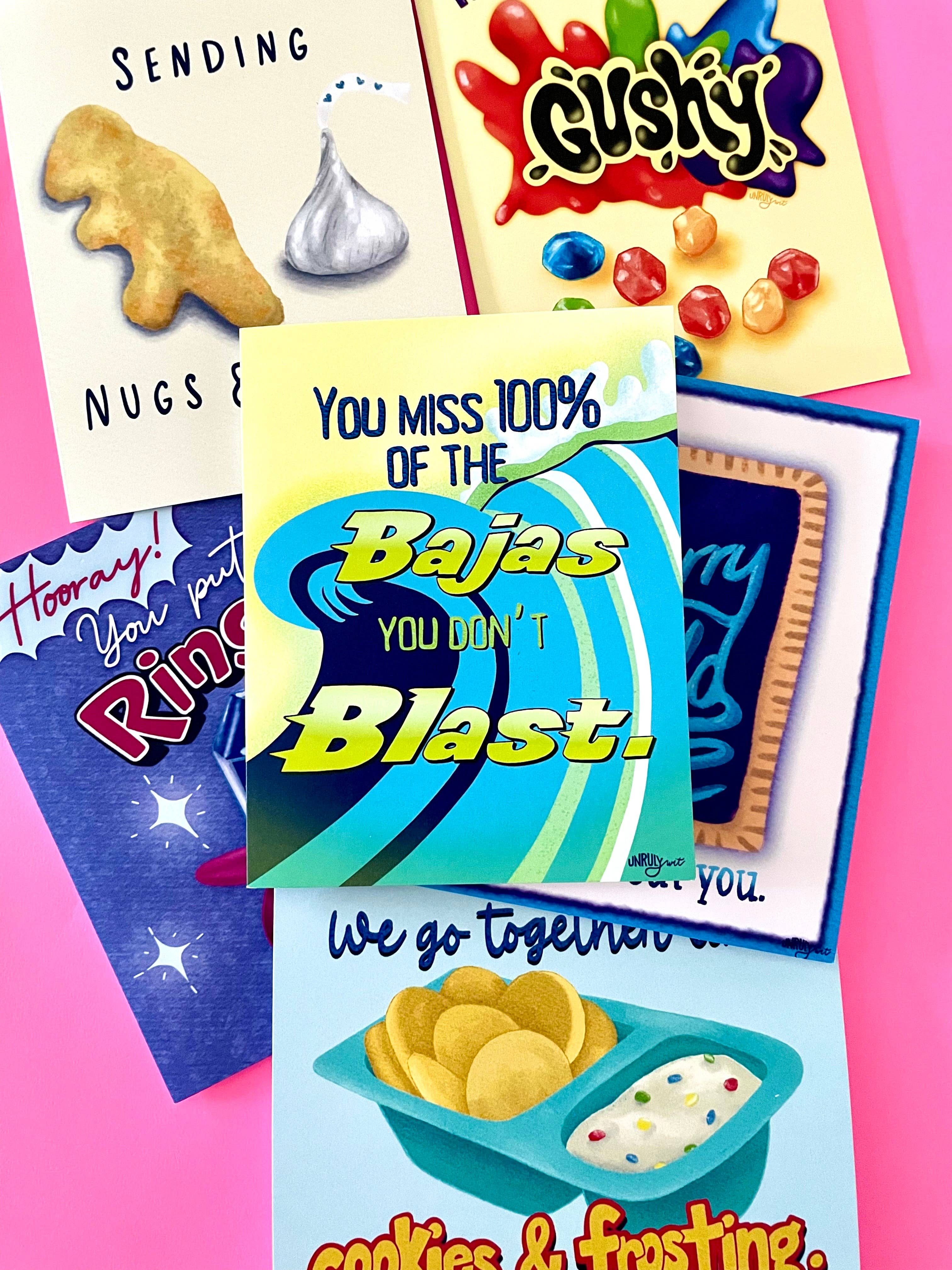 Unruly Wit - Wholesale Encouragement Card - Baja That Blast Greeting Card2