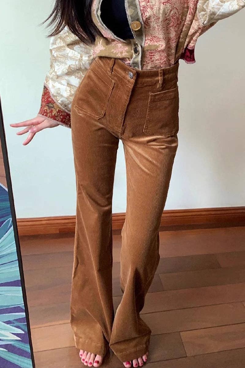 CARAMEL High-Waisted Flare Jeans for wholesale on Faire2