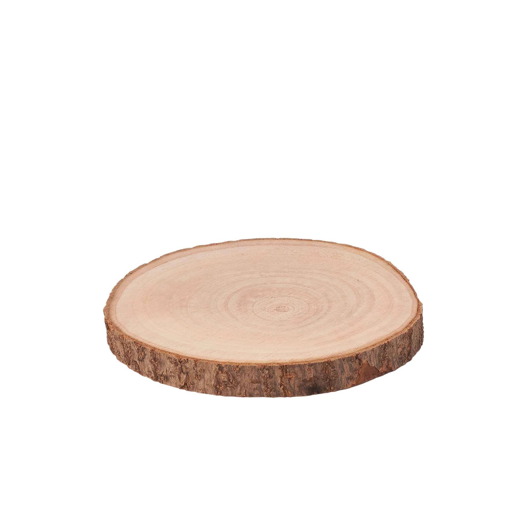 Portofino International Trading, USA - Wholesale Serving Tray - Natural Wood Slices - 7"