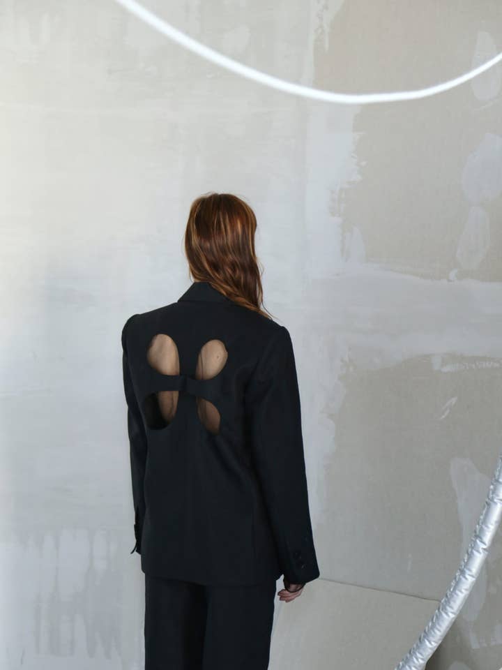 Terfil Black Jacket for wholesale by MAET