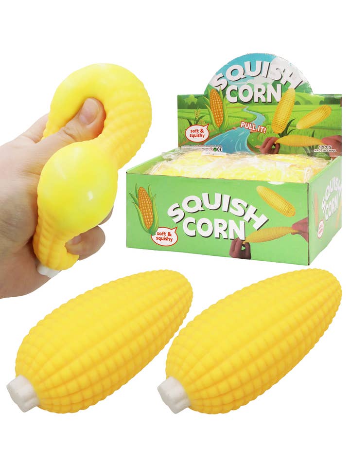 Jouet Squishy Rempli de Slime Doux en Forme de Maïs - 12 Pièces pour la vente par Cap Zone
