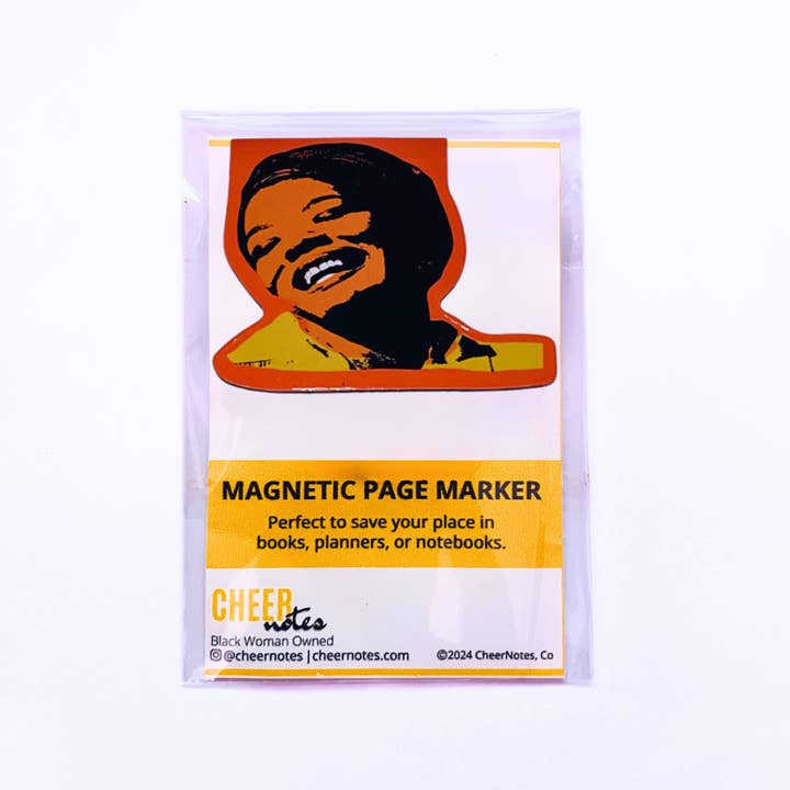 CheerNotes Greeting Cards & Stationery - Wholesale Bookmark - Maya Angelou Magnetic Page Marker | Bookmarks | Black Histor1