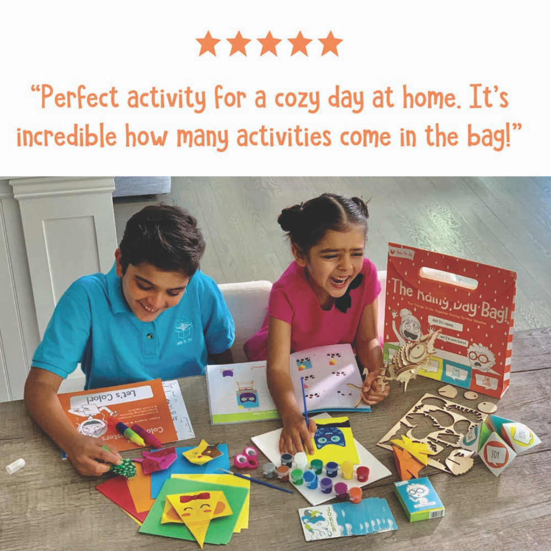 Open The Joy - Venta al por mayor Kit de manualidades - Niños - Bolsa de día lluvioso — Kit de actividades todo en uno7