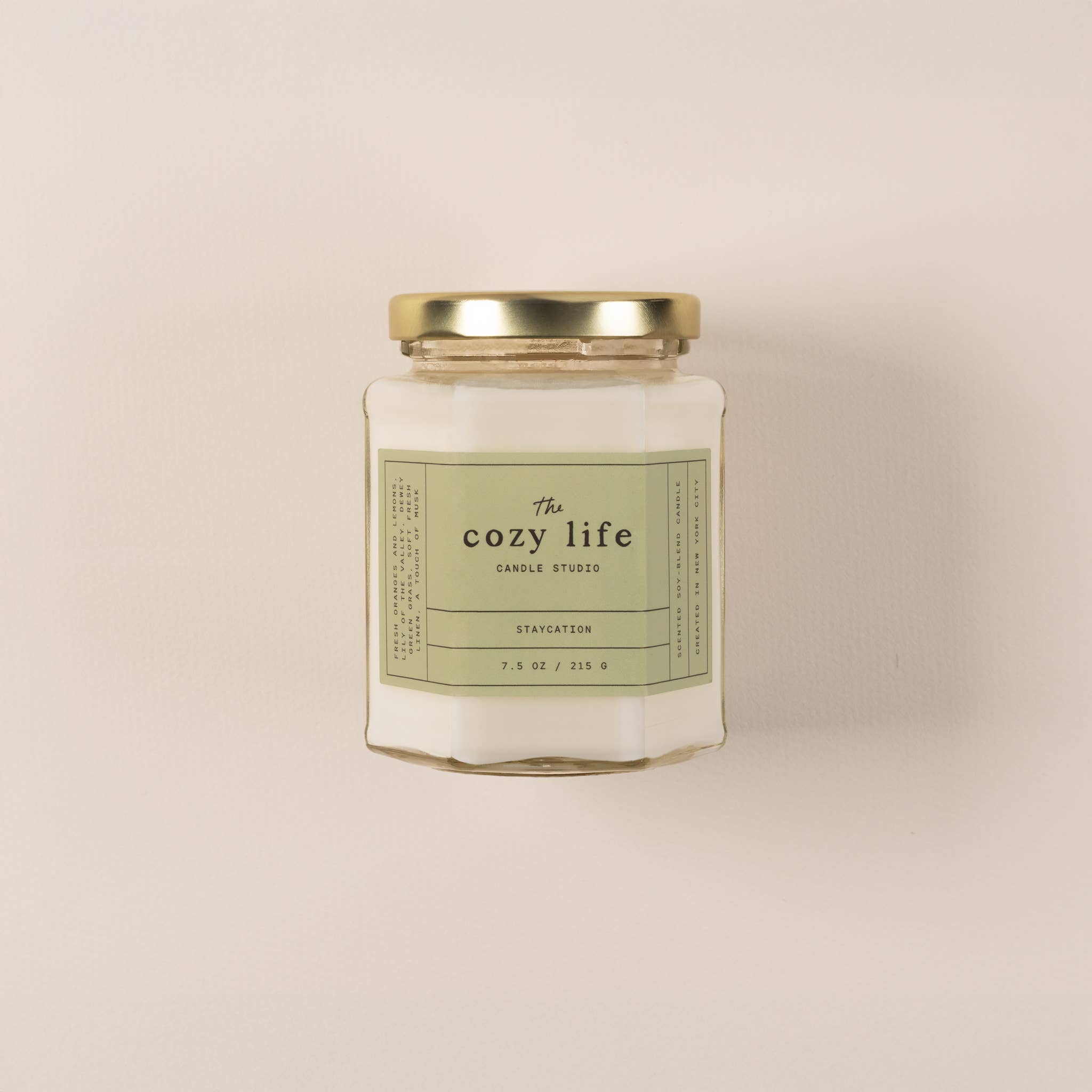 The Cozy Life Candle Studio - Wholesale Jar/Filled Candle - Staycation Candle