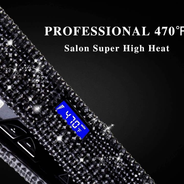 Lab6:18 Beauty - Wholesale Straightener/Flat Iron - TRAX Glammed Iron ( Titanium Plates)