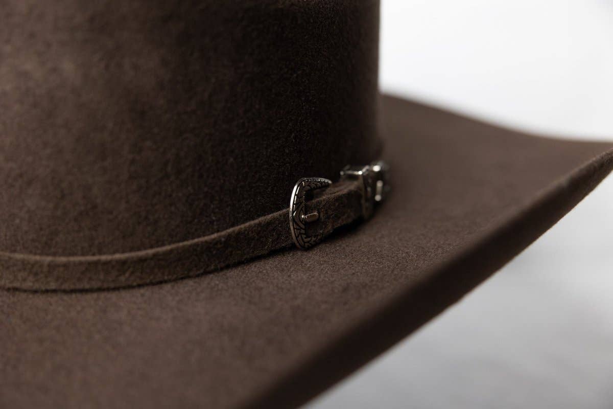 Tailor Hats - Wholesale Cowboy Hat - Unisex - TH7: Tobacco Dark Brown Cowboy Hat1