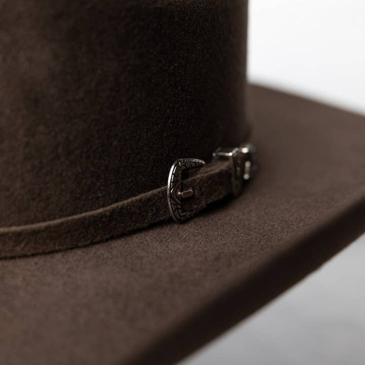 Tailor Hats - Wholesale Cowboy Hat - Unisex - TH7: Tobacco Dark Brown Cowboy Hat1