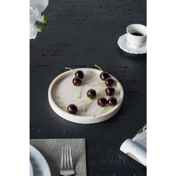 A&B Home Group Inc. - Wholesale Charger Plate - 12x12x1" Marble Elegance Plate5