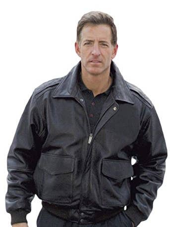 REED Mænds Premium Læder Aviator Bomber Jakke for engroshandel hos Reed