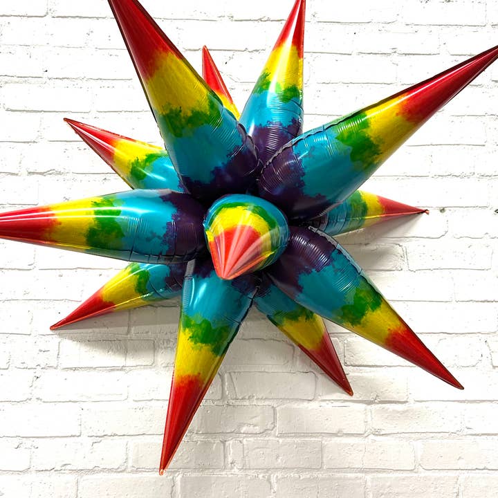 Burst Party Co - Wholesale Balloon - Tie Dye Starburst Balloon 40"