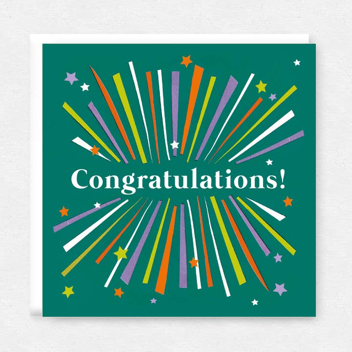 Carte de vœux Bravo Burst pour la vente par Happy Street