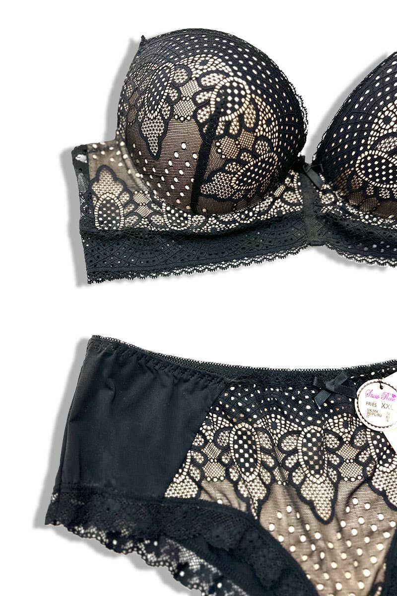 Belle Com'Elle - Wholesale Lingerie Set - Women's - Cup C Bra and Panty Set/AZ1601310