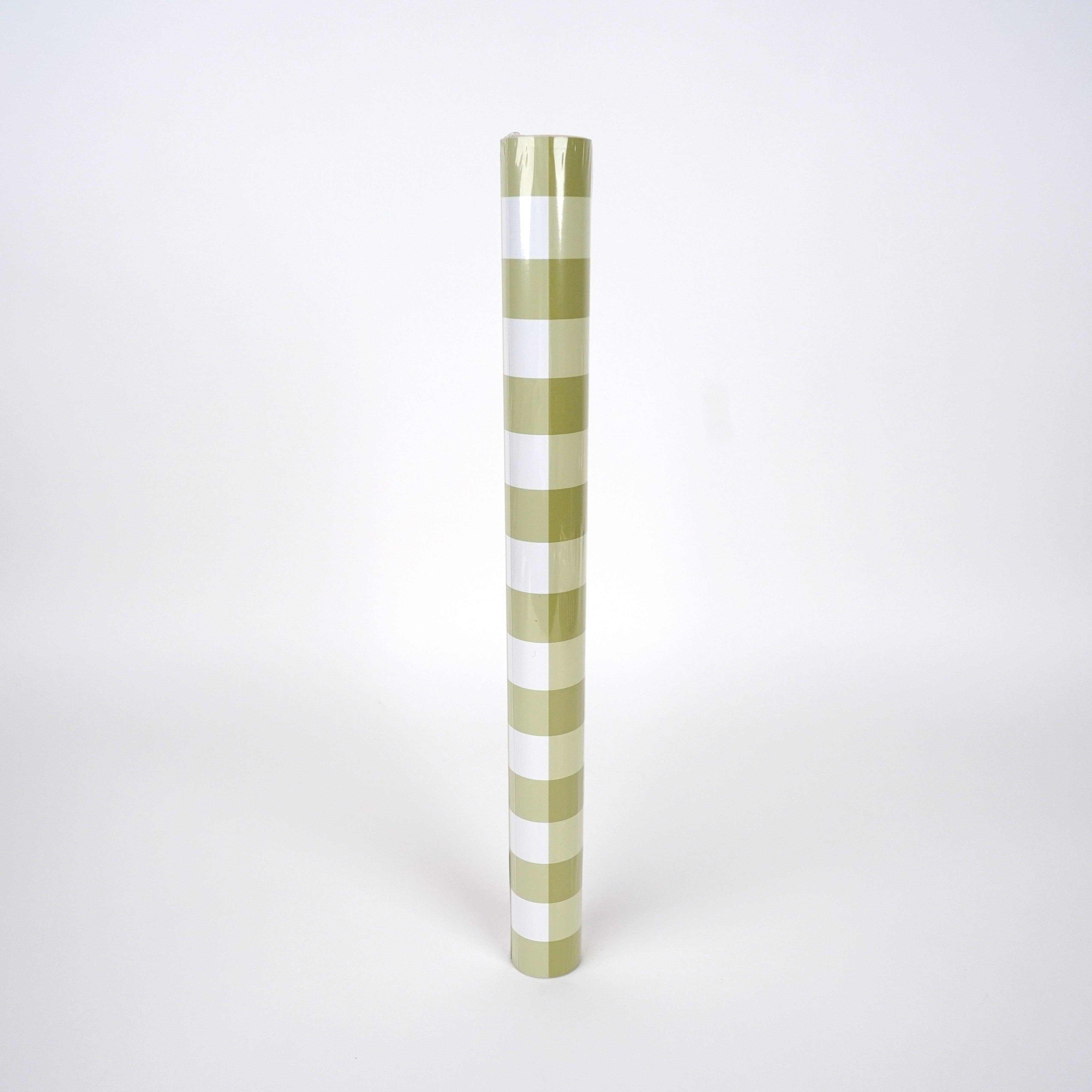 Gatherings by Curated Paperie - Vendita all'ingrosso Tovaglia/runner monouso - Runner da tavola in carta a quadretti oliva8