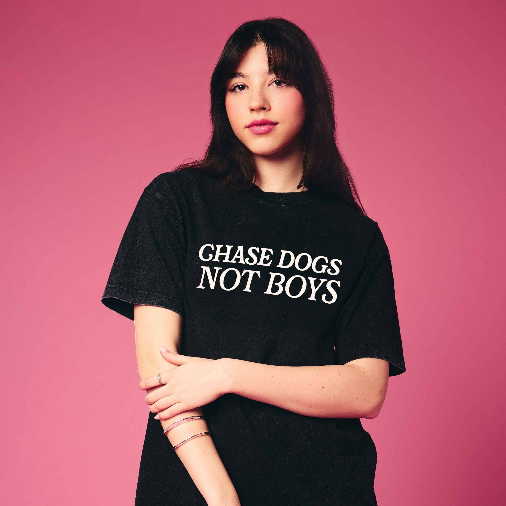 Mutty Prints - Wholesale Screen Printed T-Shirt - Unisex - Chase Dogs Not Boys Tee1