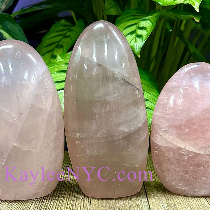 KayleeNYC - Wholesale Spiritual Stone/Crystal - Natural Rose Quartz Crystal Freeform Freeform4