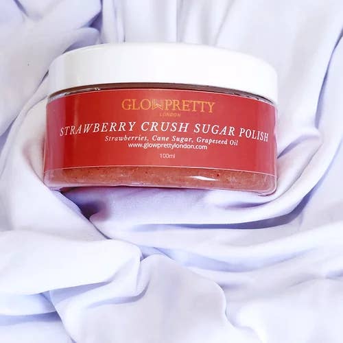 Strawberry Sugar Polish for wholesale by Glowpretty London