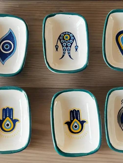 5.25-inch Rectangle Turkish Ceramic Bowl for wholesale by GJE Terracotta